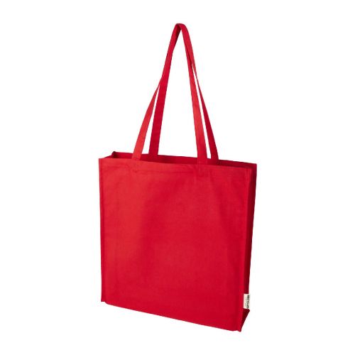 FLORIDA - Bolsa Tote algodón reciclado 100% GRS con refuerzos de 270 g/m² "" 14L
