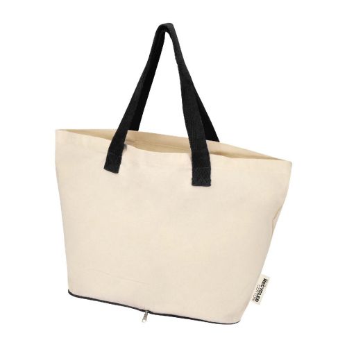 SIERRA - Bolsa Tote de 12 l de algodón reciclado GRS de 140 g/m² ""