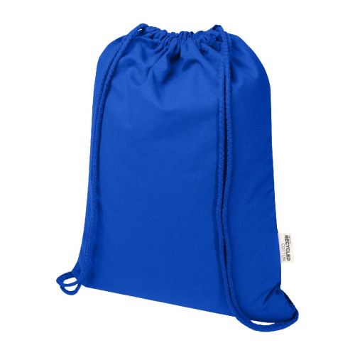 PERU BLEND - Bolsa con cuerdas de 5 l de algodón reciclado GRS de 180 g/m² ""
