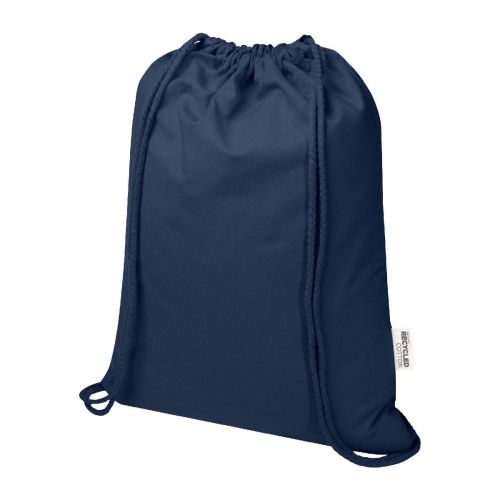 PERU BLEND - Bolsa con cuerdas de 5 l de algodón reciclado GRS de 180 g/m² ""