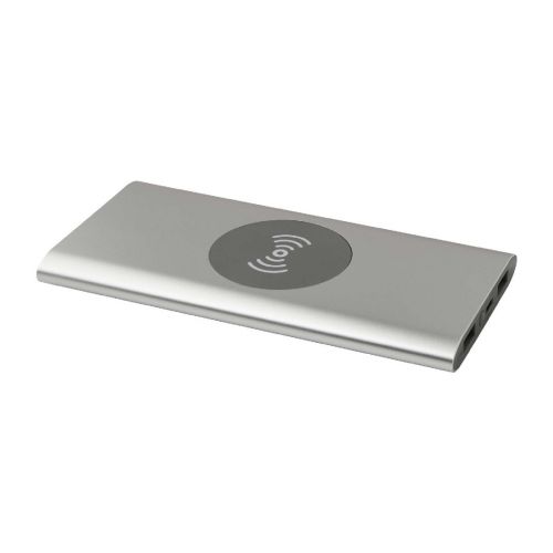 JUICE - Batería externa inalámbrica tipo C de aluminio reciclado de 8000 mAh ""