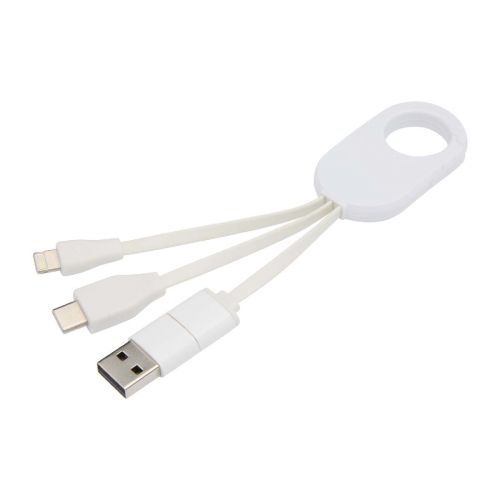 TROOP -Cable de carga 4 en 1 de plástico reciclado ""
