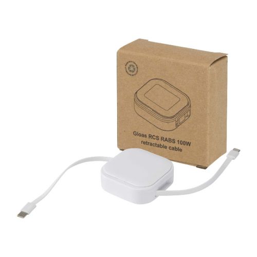- Cable retráctil reciclado 5 en 1 para sincronización de datos y carga rápida de 100 W con kit de herramientas para smartphone