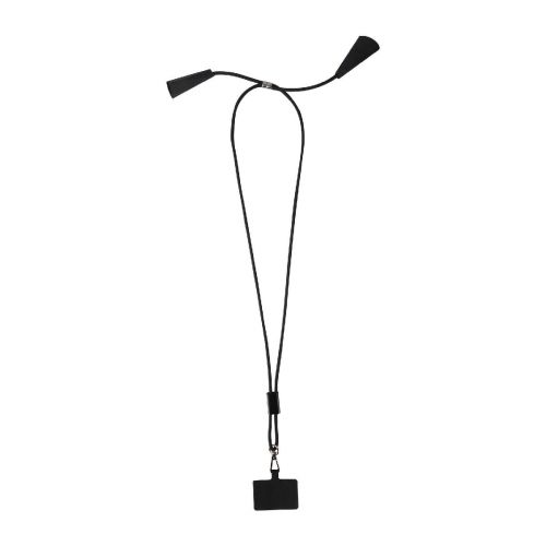 SMARTLANYARD ECOSYNC -Lanyard de plástico reciclado para smartphone con sincronización de datos integrada y cable 5 en 1 de carga rápida de 100 W "