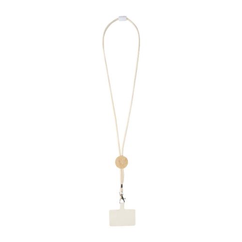 ADHAB - Lanyard para smartphone con detalles de bambú ""