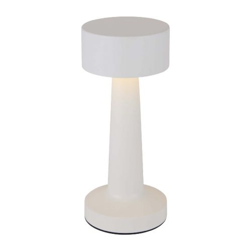 ALUDRA - Lámpara de mesa recargable regulable con 3 modos de luz ""