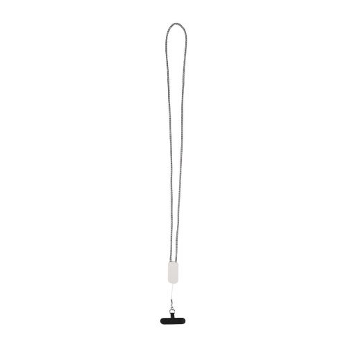 ANSER - Lanyard de plástico reciclado para smartphone con cable integrado 5 en 1 de 27 W ""