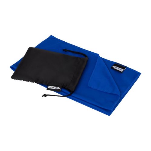 RAQUEL - Toalla refrescante deportiva de PET reciclado con bolsa 80 x 30 cm ""