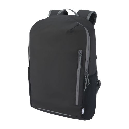AQUA -Mochila para portátil de 15" de material reciclado GRS resistente al agua de 21 L 