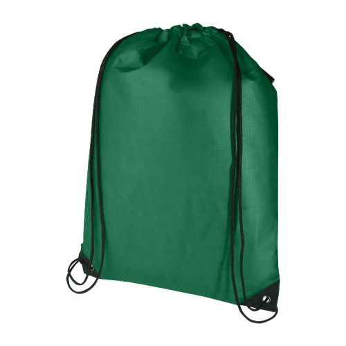 EVERGREEN - Bolsa de tela sin tejer de material reciclado GRS con cordón de 5 l ""