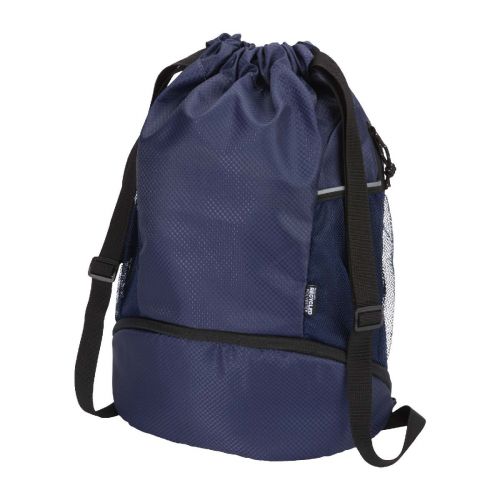NOMAD - Bolsa deportiva de 18 L con cordón y compartimento inferior de material reciclado con certificado GRS ""