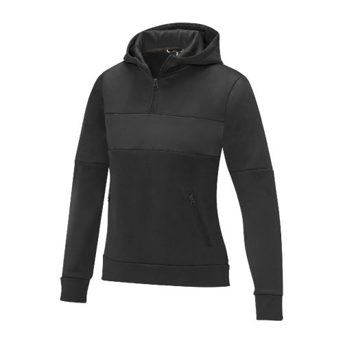 SAYAN - Sudadera anorak con capucha  con media cremallera para mujer ""