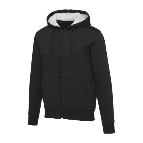 NATRON - Sudadera sherpa con cremallera completa y capucha ""