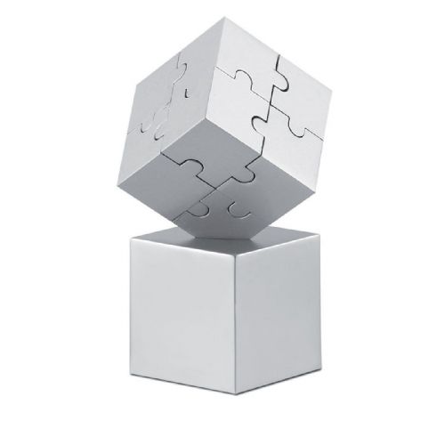 KUBZLE - Puzzle 3d metálico y magnético