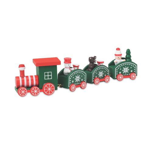 JUNA - Tren de navidad de madera