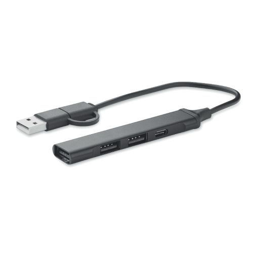 CURRENT - Hub usb de 4 puertos 19 cm