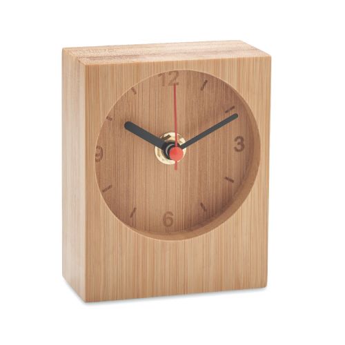 CLAMBU - Reloj de sobremesa de bambú