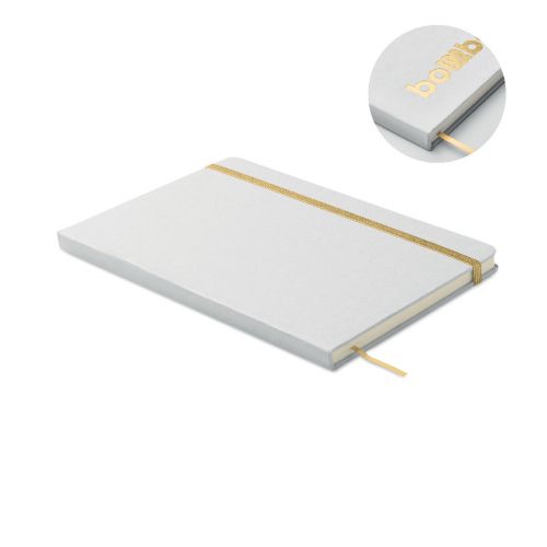 ROUTE WHITE - Libreta a5 con tapa de cartón