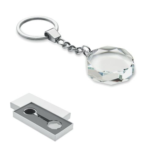 ROUNDWARD - Llavero redondo de cristal