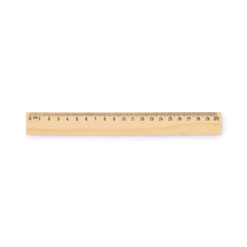 RULER20 - Regla de madera 20 cm