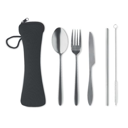 5 SERVICE - Set cubiertos acero inoxidable