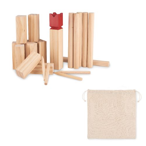 KING - Juego de madera de pino