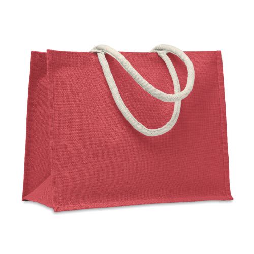AURA - Bolsa de yute y asas algodón