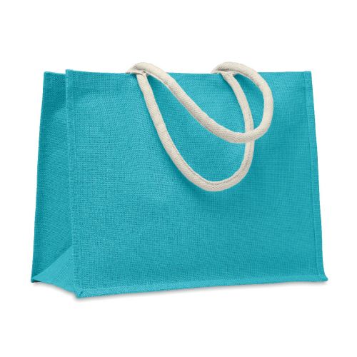 AURA - Bolsa de yute y asas algodón