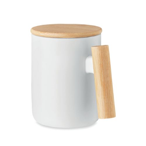 MAJEST - Taza de porcelana tapa 380 ml