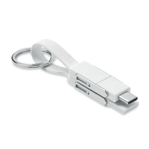 KEY C - Llavero con cable 4 en 1