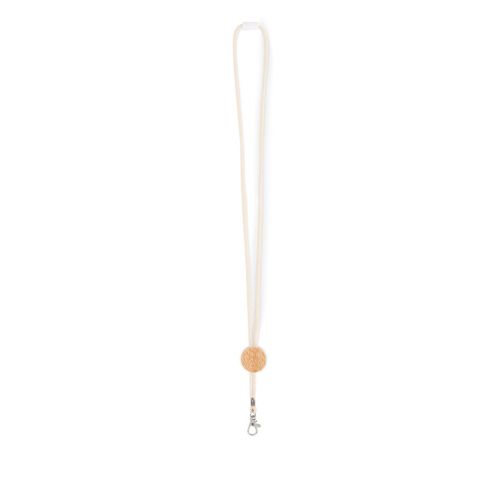KARA - Lanyard algodón con mosquetón