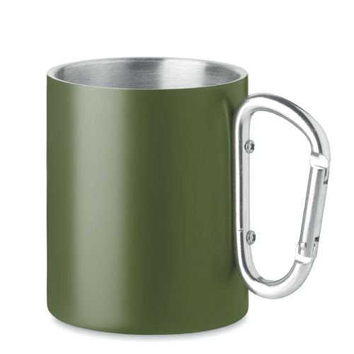 TRUMBA - Taza metálica doble 300 ml