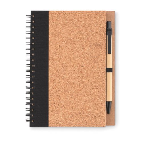 SONORA PLUSCORK - Libreta con bolígrafo tapa corc