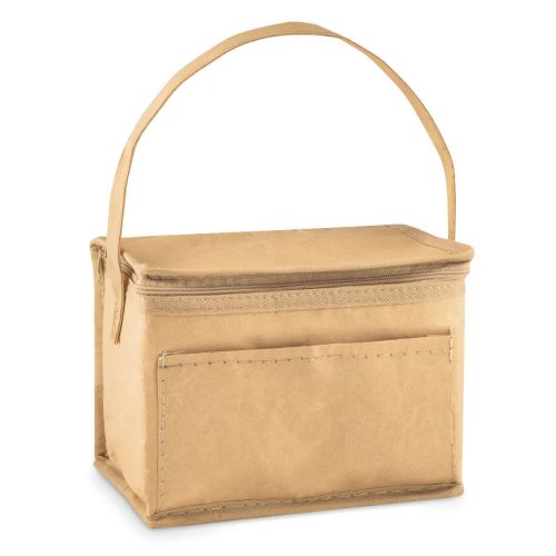 PAPERCOOL - Bolsa nevera kraft 6 latas
