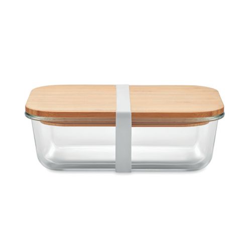 TUNDRA LUNCHBOX - Fiambrera vidrio y tapa bambú