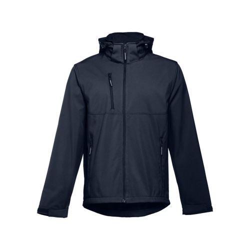 THC ZAGREB - Chaqueta softshell para hombre, con capucha removible