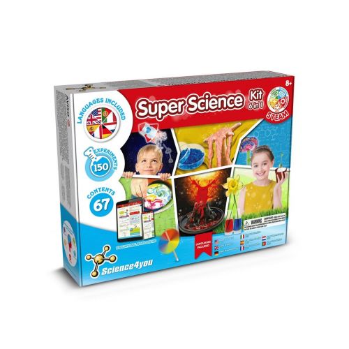 6 in 1 Super Science Kit I - Juguete educativo para niños