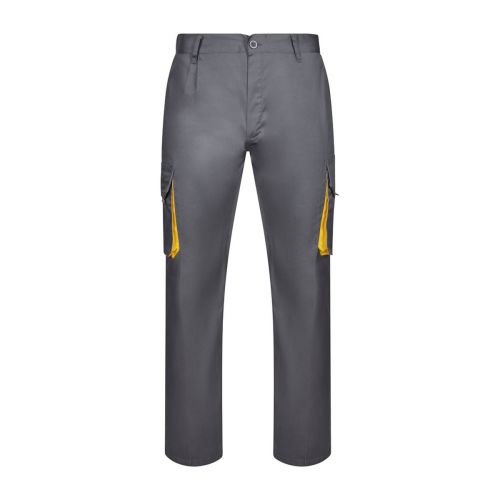 VL HYPNOS - Pantalón de sarga multibolsillos bicolor (200g/m²), en algodón (35%) y poliéster (65%)