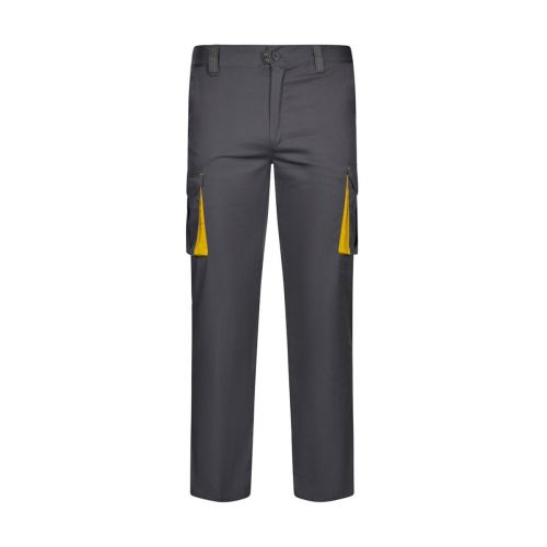 VL FIDES - Pantalón elástico bicolor multibolsillos (240g/m²), en algodón (46%), EME (38%) y poliéster (16%)