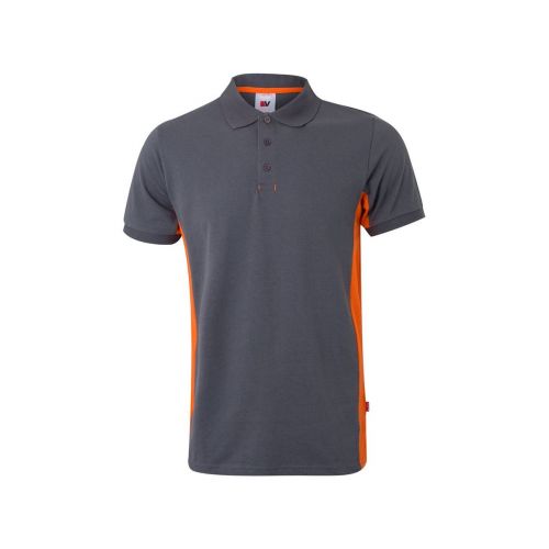 VL SUPAY - Polo piqué bicolor (180g/m²), manga corta, en algodón (60%) y poliéster (40%)