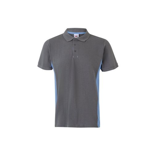 VL SUPAY - Polo piqué bicolor (180g/m²), manga corta, en algodón (60%) y poliéster (40%)