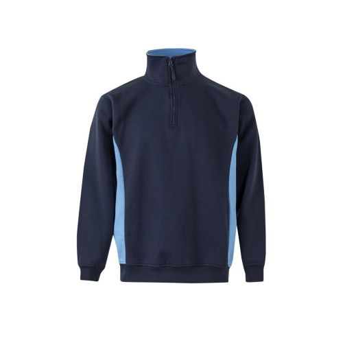 VL SVAROG - Sudadera de rizo bicolor (260g/m²), en poliéster (65%) y algodón (35%)