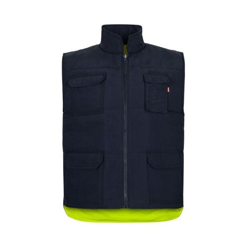 VL DIANA - Chaleco acolchado (220g/m²), reversible y multibolsillos, en poliéster (100%), con cierre de cremallera y tirador reversible