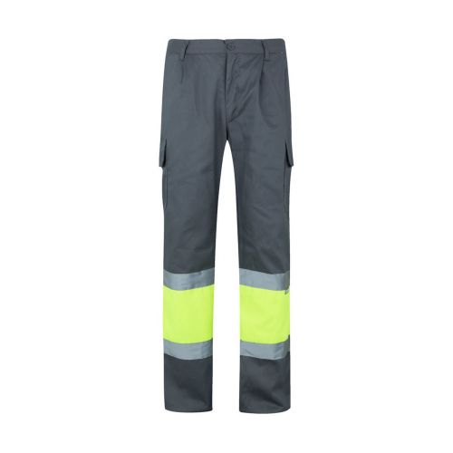 VL ATHENA - Pantalón de sarga bicolor (210 g/m²), forrado, multibolsillos, en algodón (20 %) y poliéster (80 %)