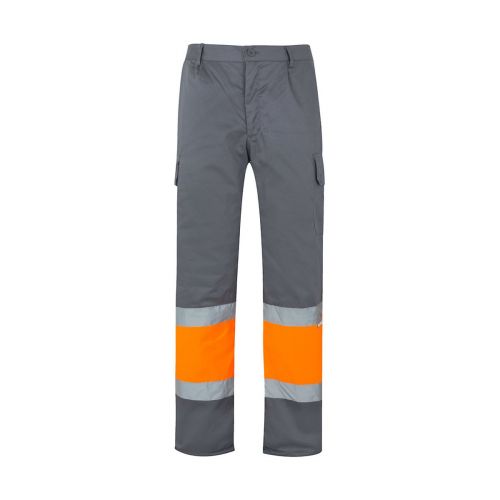 VL ATHENA - Pantalón de sarga bicolor (210 g/m²), forrado, multibolsillos, en algodón (20 %) y poliéster (80 %)