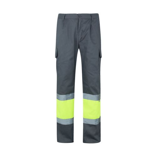VL POSEIDON - Pantalón de sarga multibolsillos bicolor (210 g/m²), en algodón (20 %) y poliéster (80 %)