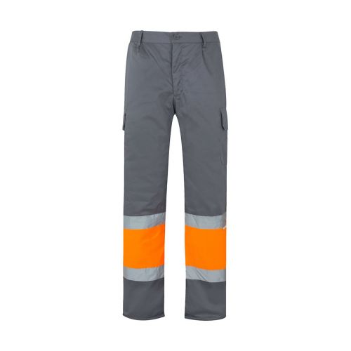 VL POSEIDON - Pantalón de sarga multibolsillos bicolor (210 g/m²), en algodón (20 %) y poliéster (80 %)