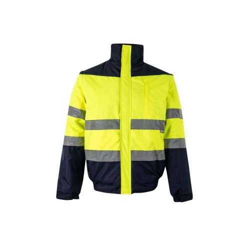 VL JUPITER LARGE - Chaqueta acolchada bicolor (180g/m²) en poliéster (100%), con revestimiento de PU