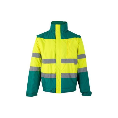 VL JUPITER LARGE - Chaqueta acolchada bicolor (180g/m²) en poliéster (100%), con revestimiento de PU
