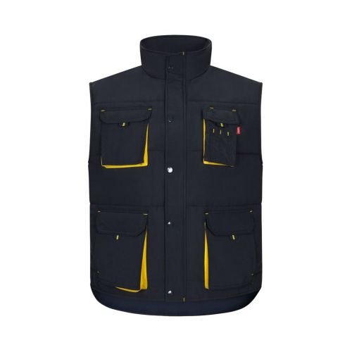 VL NERGAL - Chaleco acolchado, bicolor, multibolsillos (120g/m²), en poliéster (100%)
